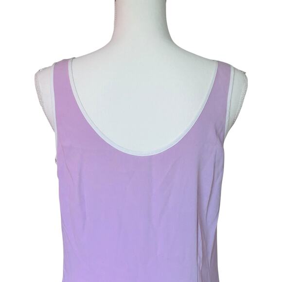 AMANDA UPRICHARD Sarai Layered Ruffle Sleeveless Mini Dress in Lavender Pink-S‎ - Picture 7 of 9